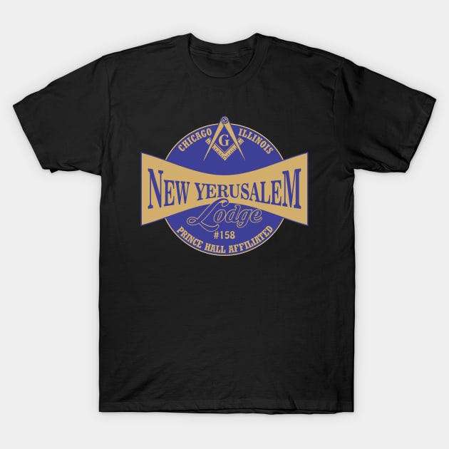 New Yerusalem Lodge #158, PHA T-Shirt by Brova1986